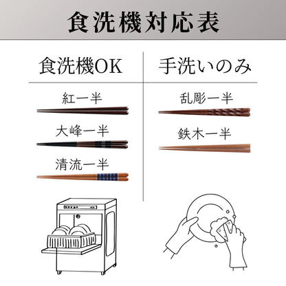 【旦那さんのお箸 】 箸 太め 23.5cm
