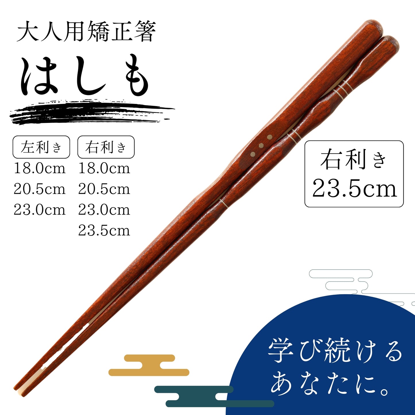 【中学生〜大人まで】大人用矯正箸はしも