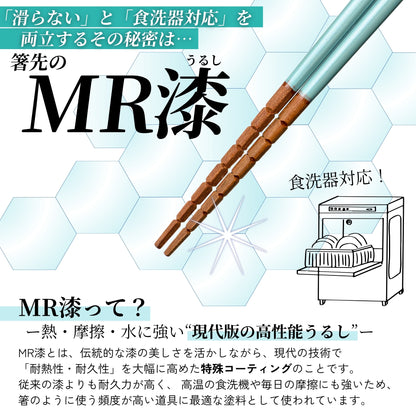 【老舗工場のすべらない お箸】 「すべらんなぁ～」